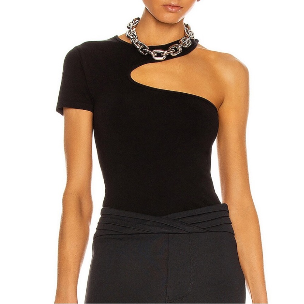 Helmut Lang One shoulder cut out shirt - Picture 1 of 1